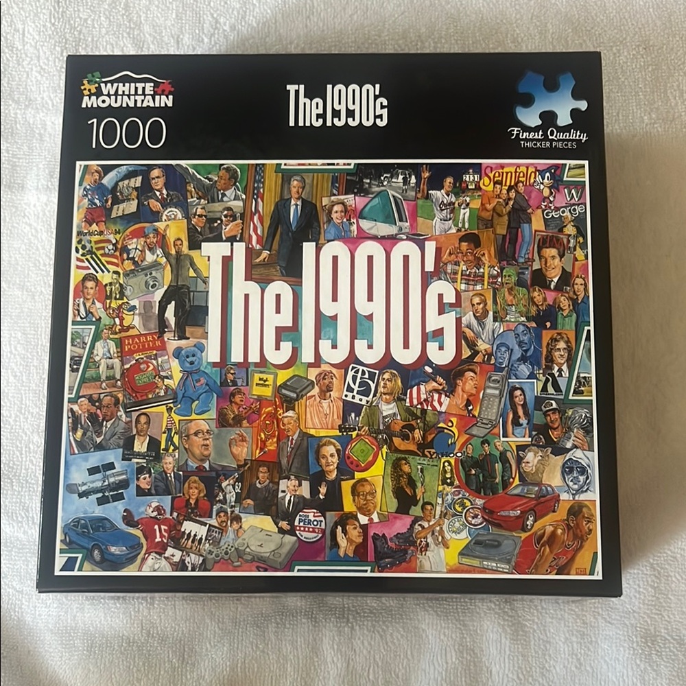 White Mountain 1990s Collage Puzzle